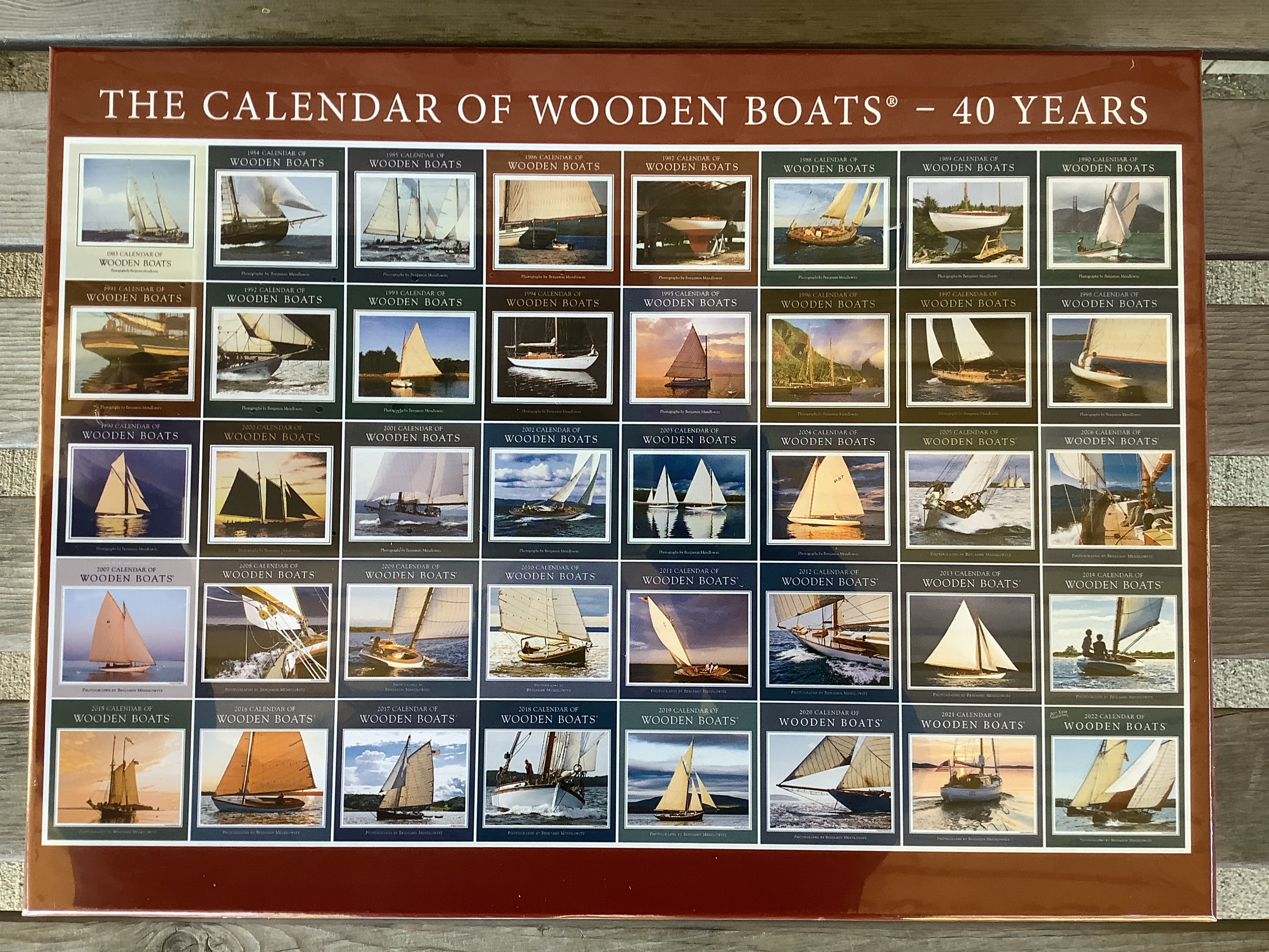 40th Anniversary Puzzle of the Calendar of Wooden Boats*