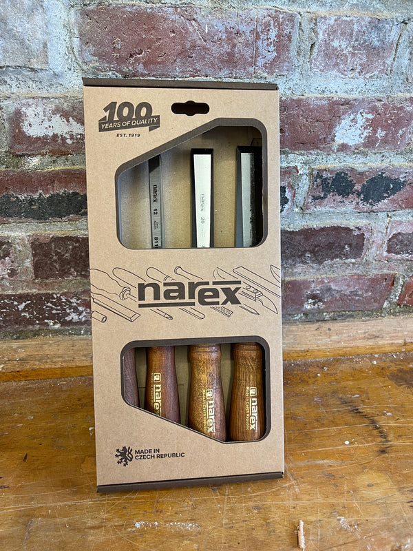 Narex Premium 4 Piece Bevel Edge Chisel  6,12,20, & 26MM