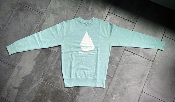 Sailboat Logo Premium Crew Neck Sweatshirts