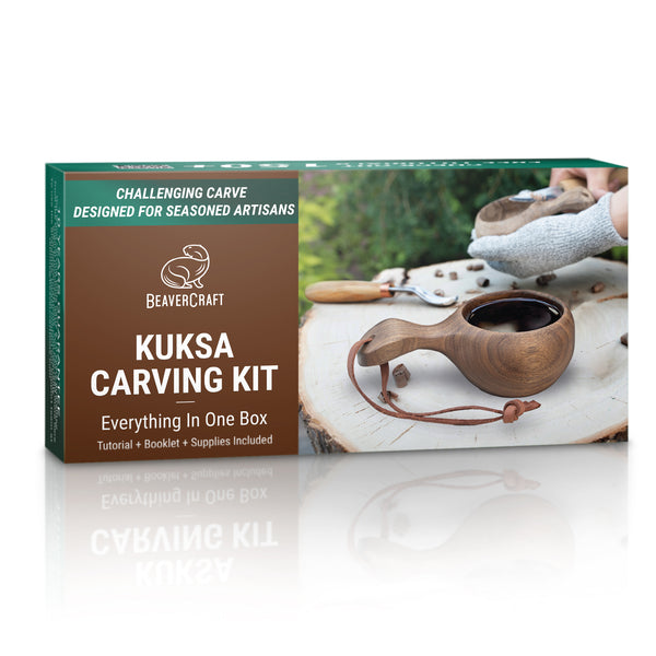 BeaverCraft Kuksa Carving Hobby Kit