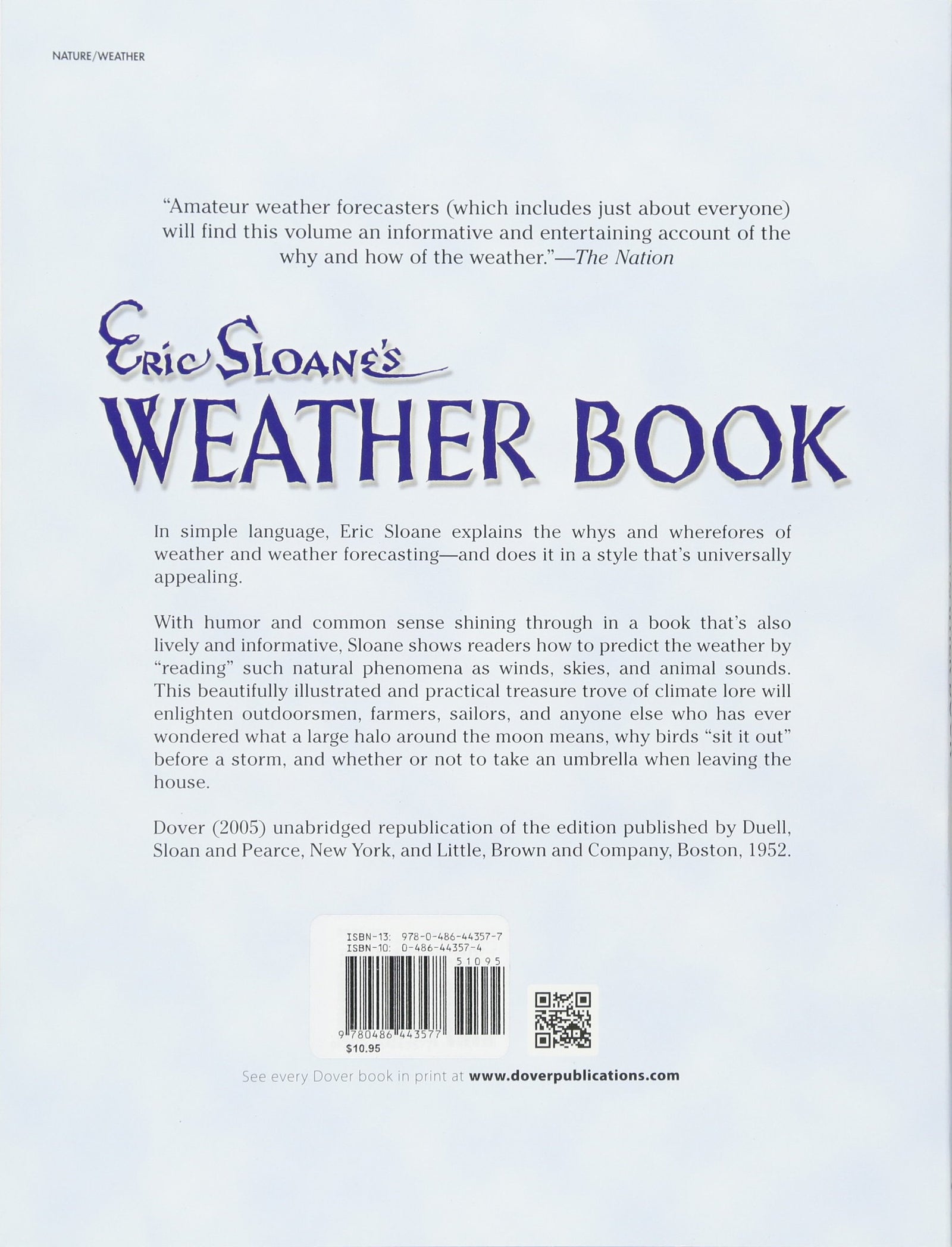 Eric Sloane's Weather Book